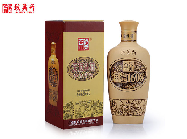 緻美齋廣(guang)州特産(chan)天頂頭抽 特級生(sheng)抽醬油 270天釀造(zao)醬油500ml